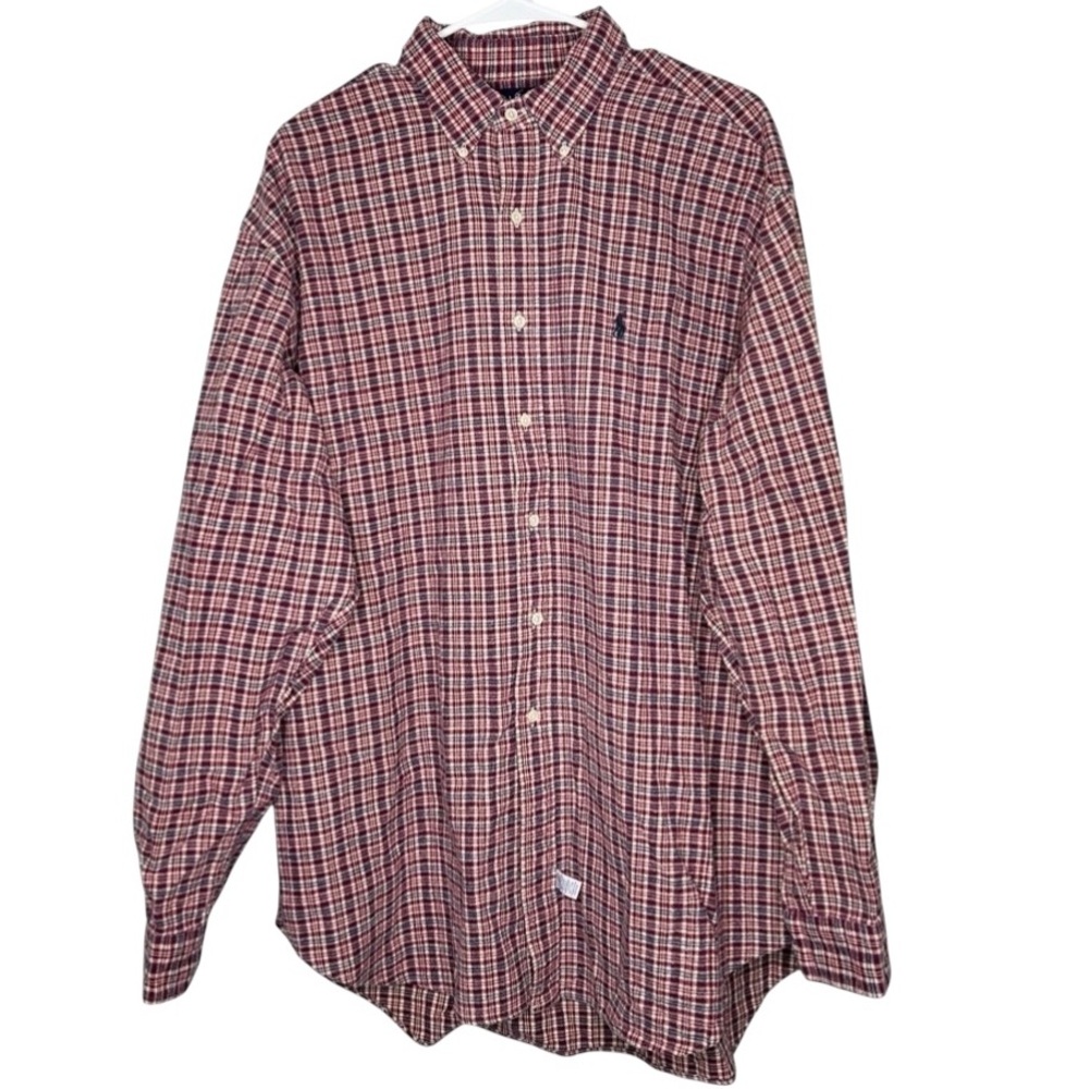 Ralph Lauren Men’s Heavyweight Button-Down Shirt Size XL‎ 100% Cotton Casual